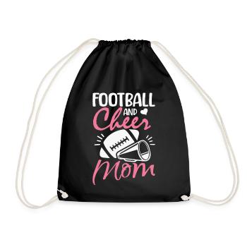 Cheerleading, pom-pom girls, équipe de pom-pom girls, football et - Sac de sport léger - noir - Devant