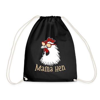 Maman Poule Poulet Maman Fermier Animal De Ferme - Sac de sport léger - noir - Devant