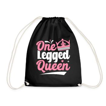 Amputé Amputation Prothèse Jambe Unijambe King - Sac de sport léger - noir - Devant
