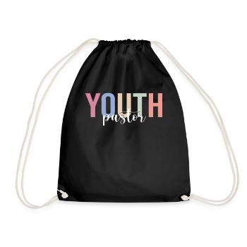 Pasteur de la jeunesse, Prédicateur, Christ - Sac de sport léger - noir - Devant