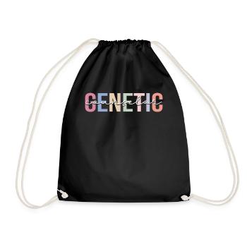 Genetic Counselor Gender Identity Genetic - Drawstring Bag - black - Front