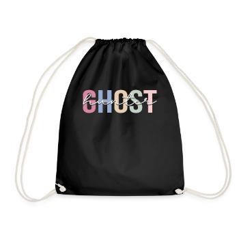 Ghost Hunter Paranormal Investigator Ghost Hunt - Drawstring Bag - black - Front
