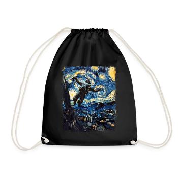 Skydiving Parachutist Parachutist - Drawstring Bag - black - Front