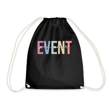Event Planner Event Planning Event Staff - Drawstring Bag - black - Front