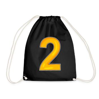 2 - Sac de sport léger - noir - Devant
