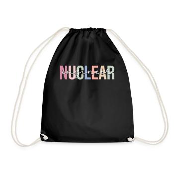 Nuklearingenieur Ingenieurwesen - Turnbeutel - Schwarz - Vorne