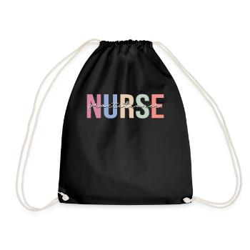 Infirmière praticienne en soins infirmiers - Sac de sport léger - noir - Devant