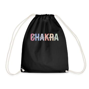 Guérisseur de chakras Maître Reiki de guérison des chakras - Sac de sport léger - noir - Devant