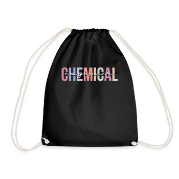 Chemical engineering - Drawstring Bag - black - Front