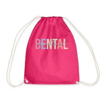 Assistante dentaire Hygiéniste dentaire Dentiste - Sac de sport léger - fuchsia - Devant