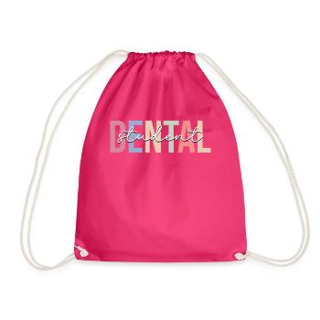 Dentistry student Dental College Zuk - Drawstring Bag - fuchsia - Front