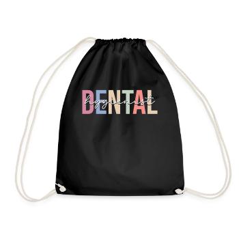 Hygiéniste dentaire Assistante dentaire - Sac de sport léger - noir - Devant
