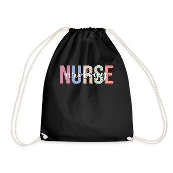 Urology Nurse Nursing Urologist - Drawstring Bag - black - Front