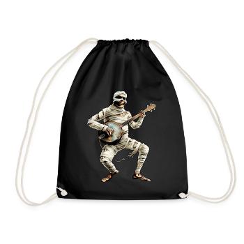 Mummy Halloween Bluegrass Banjo Player - Sac de sport léger - noir - Devant