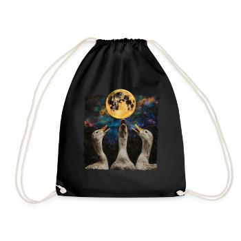 Canards Ferme Animal Fermier Lune Hurlante - Sac de sport léger - noir - Devant