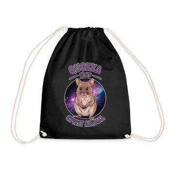 Quokka Disant Australie Drôle Quokka Cadeau - Sac de sport léger - noir - Devant