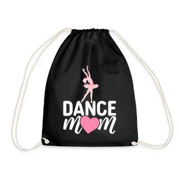 Ballerina Ballett Tänzerin Mama Tanz Mama - Turnbeutel - Schwarz - Vorne