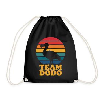 Dodo Saying Dodo Bird Funny Dodo Gift - Drawstring Bag - black - Front