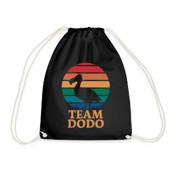Dodo Saying Dodo Bird Funny Dodo Gift - Drawstring Bag - black - Front