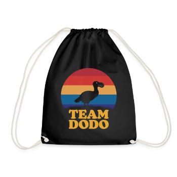 Dodo Saying Dodo Bird Funny Dodo Gift - Drawstring Bag - black - Front