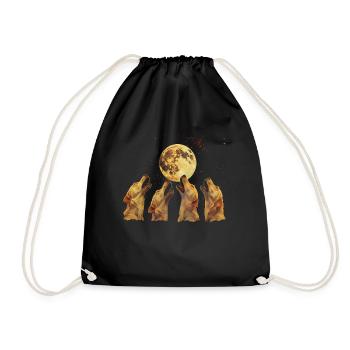 Baie de Chesapeake Retriever Chien Lune Hurlante - Sac de sport léger - noir - Devant