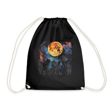 Bouledogue Français Frenchie Chien Hurlant Mon - Sac de sport léger - noir - Devant