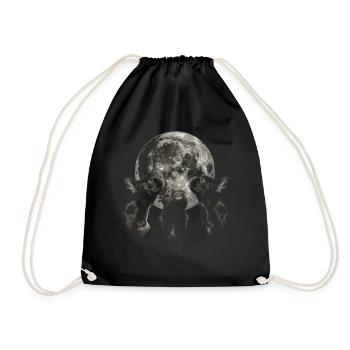 Bouledogue Français Frenchie Chien Hurlant Mon - Sac de sport léger - noir - Devant