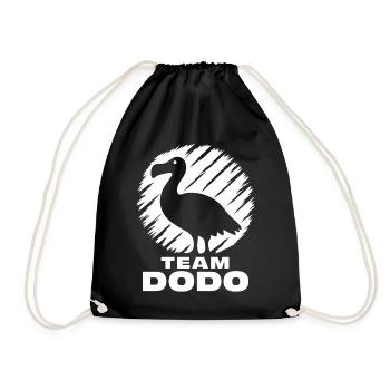 Dodo Spruch Dodo Vogel Lustiges Dodo Geschenk - Turnbeutel - Schwarz - Vorne