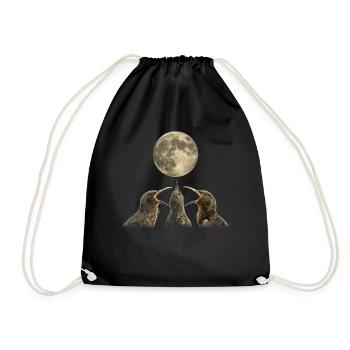 Kiwi oiseau Nouvelle-Zélande lune hurlante - Sac de sport léger - noir - Devant