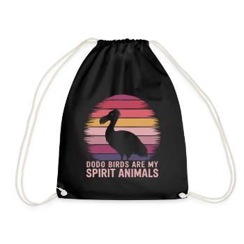 Dodo Dire Dodo Oiseau Drôle Dodo Cadeau - Sac de sport léger - noir - Devant