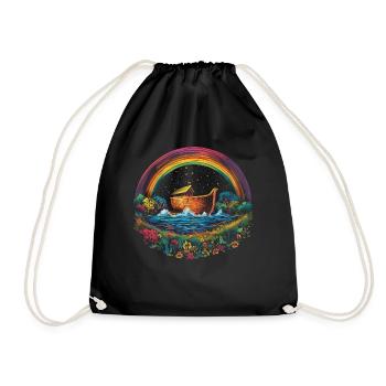 Arche de Noé Arc Brisé Pop Art - Sac de sport léger - noir - Devant