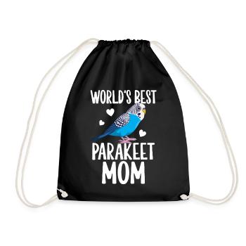 Meilleur Perruche Maman Perruche Perroquet Wel - Sac de sport léger - noir - Devant