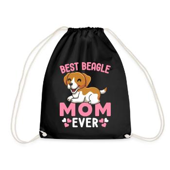 Meilleur Beagle Maman Chien Beagle Liebh - Sac de sport léger - noir - Devant