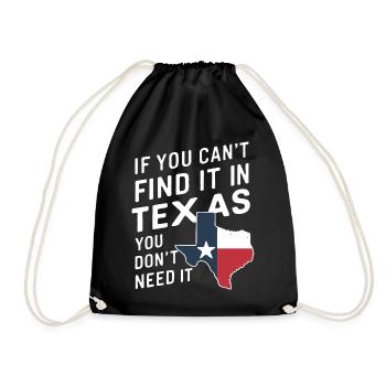 Texas State Texans Texas - Drawstring Bag - black - Front