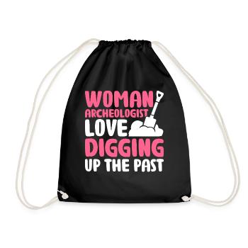 Mme Archéologue Amour Fouiller le Passé - Sac de sport léger - noir - Devant