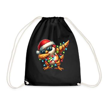 Lunettes de soleil Polka Dot Chicken Farm Farmer Niedlic - Sac de sport léger - noir - Devant