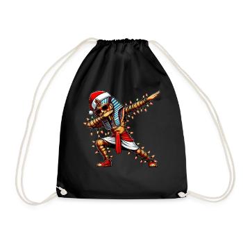 Dabbing Pharaon Roi Tut Lunettes de soleil Cute Weihnac - Sac de sport léger - noir - Devant