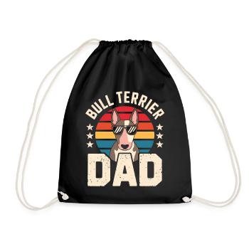 Bull Terrier Dire Drôle Bull Terrier Cadeau - Sac de sport léger - noir - Devant