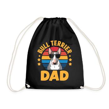 Bull Terrier Dire Drôle Bull Terrier Cadeau - Sac de sport léger - noir - Devant