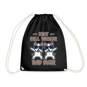 Bull Terrier Dire Drôle Bull Terrier Cadeau - Sac de sport léger - noir - Devant