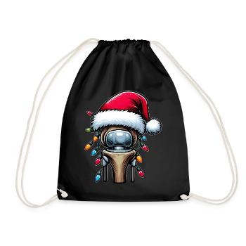 Remplacement de l’articulation du genou Chirurgie bionique Fièvre de Noël - Sac de sport léger - noir - Devant