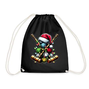 Croquet boule Bunch Père Noël - Sac de sport léger - noir - Devant