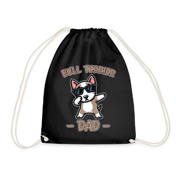 Bull Terrier Dire Drôle Bull Terrier Cadeau - Sac de sport léger - noir - Devant