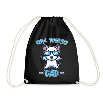 Bull Terrier Dire Drôle Bull Terrier Cadeau - Sac de sport léger - noir - Devant