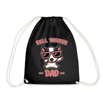 Bull Terrier Dire Drôle Bull Terrier Cadeau - Sac de sport léger - noir - Devant