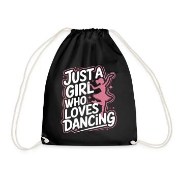 Tanzen Tänzer Tanzen - Turnbeutel - Schwarz - Vorne