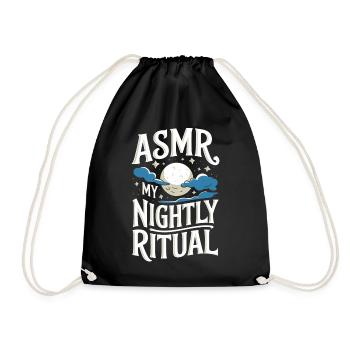 Dire ASMR déclenche des picotements Drôle Cadeau ASMR - Sac de sport léger - noir - Devant