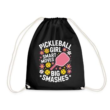 Pickleball Dire Fille Blague Pickleball Cadeau - Sac de sport léger - noir - Devant