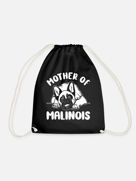 Belgischer Malinois Hundeliebhaber Mama Mutter von - Turnbeutel - Schwarz