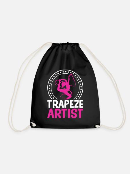 Trapéziste Cirque Fête Carnaval - Sac de sport léger - noir